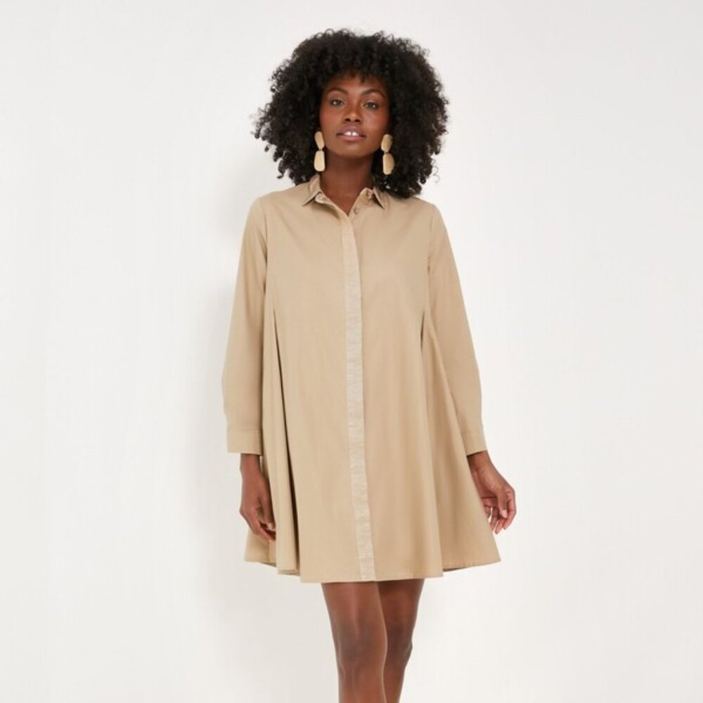 Tuckernuck Wren Shirt Dress - Barcelona Beige